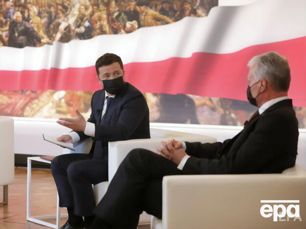 Зеленський запевнив Науседу, що Україна адекватно реагуватиме на міграційну кризу