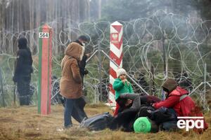 Табір мігрантів розбито біля кордону з Польщею