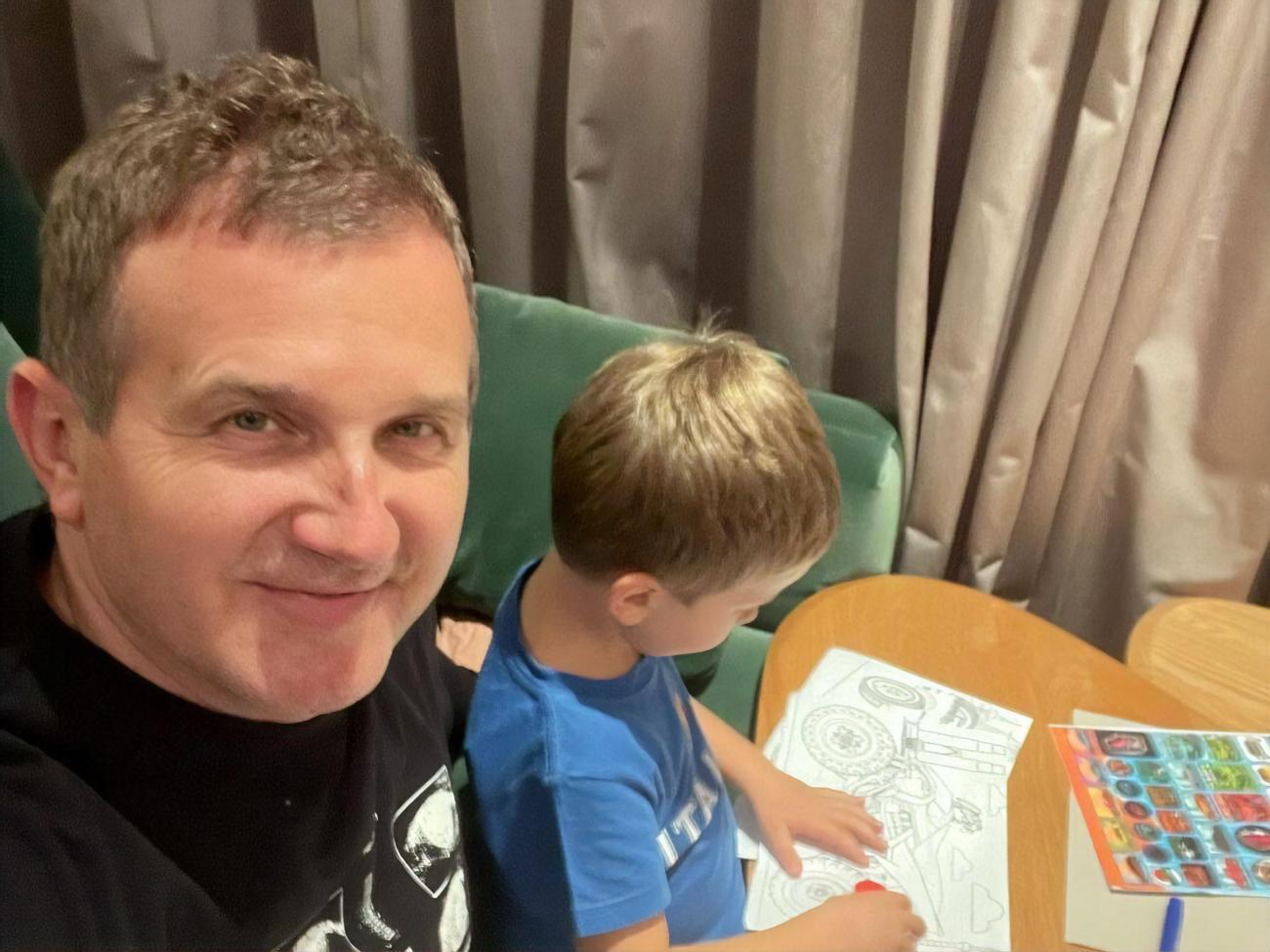 Старшому синові Горбунова Івану у лютому 2022 року виповниться п'ять років