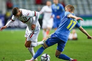 Cборная Украины нанесла 36 ударов по воротам соперника, Болгария ответила четырьмя