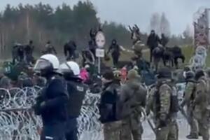 Мигрантам удалось проникнуть на территорию Польши