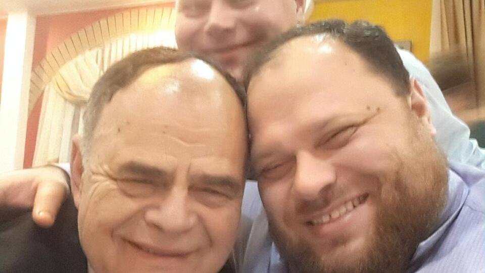 Руслан Стефанчук (справа) с отцом Алексеем Ивановичем и младшим братом Николаем