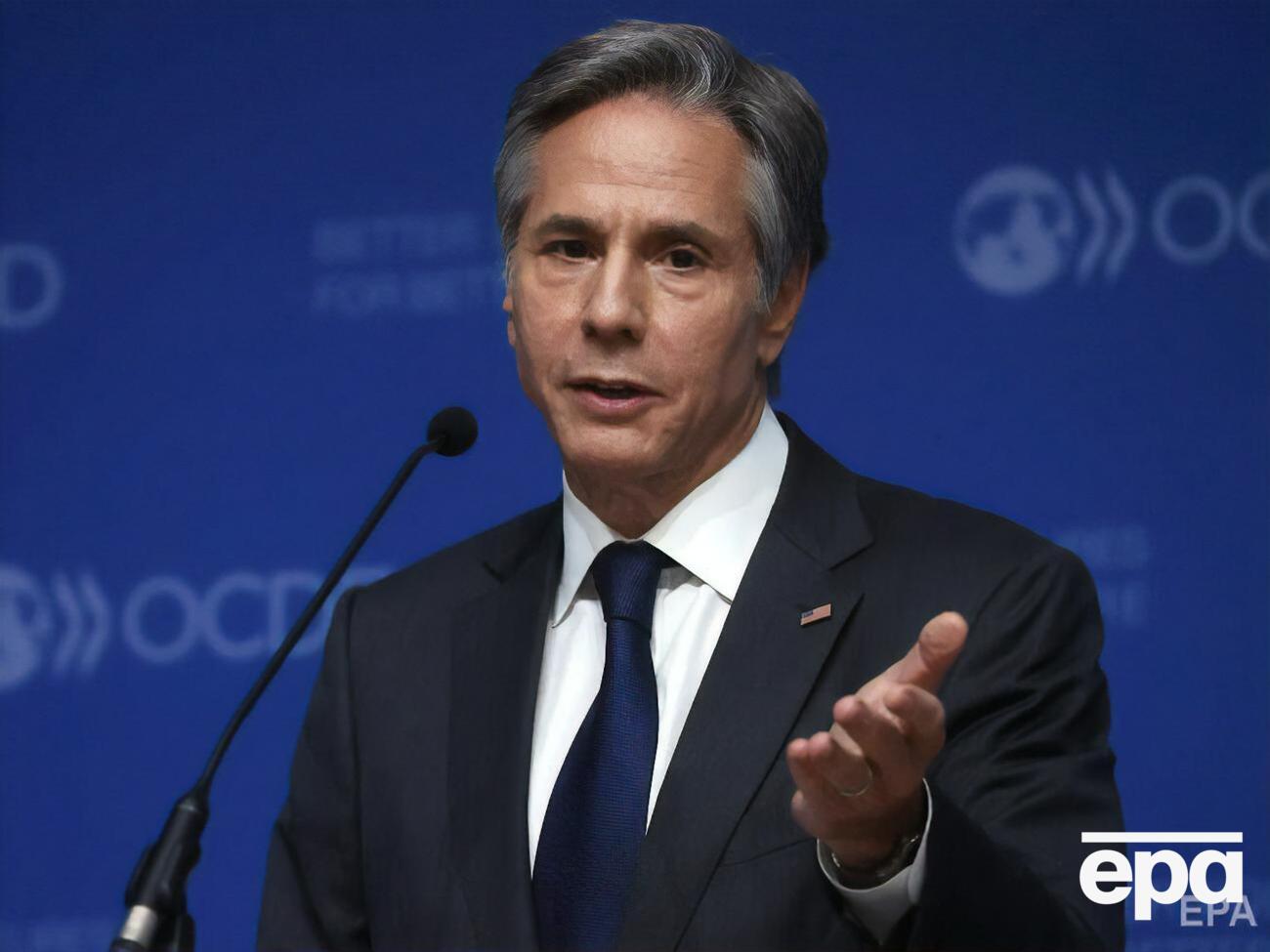 Блінкен зазначив, що у РФ намагаються змусити замовкнути російське суспільство