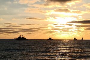 Українські кораблі провели навчання у Чорному морі з флагманом 6-го флоту США та кораблями НАТО. Фоторепортаж