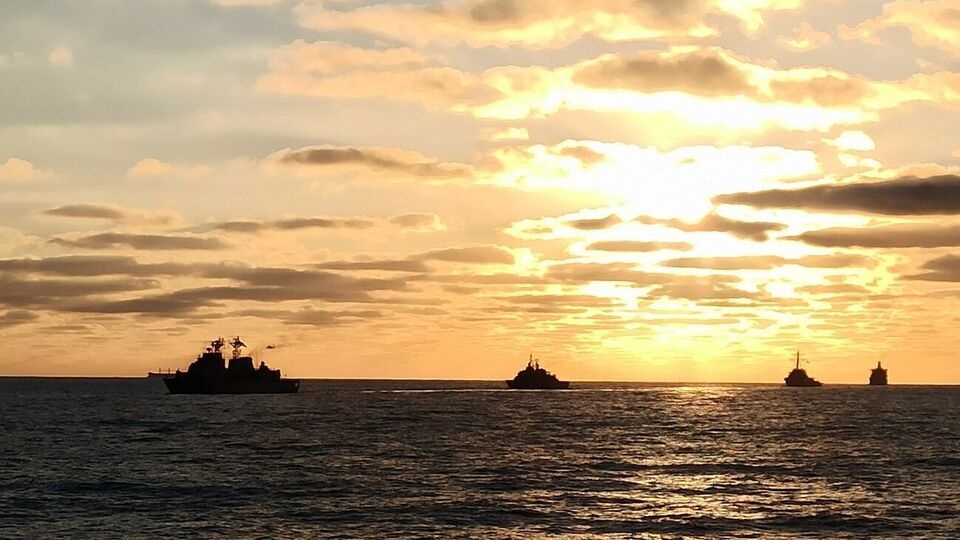 Украинские корабли провели учения в Черном море с флагманом 6-го флота США и кораблями НАТО. Фоторепортаж