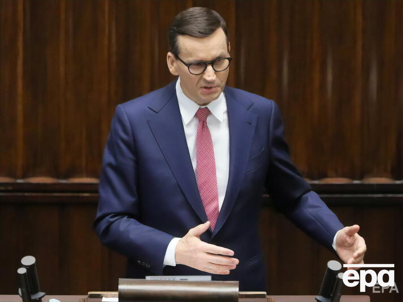 У ЄС обговорюватимуть подальші санкції проти режиму Лукашенка, зазначив Моравецький