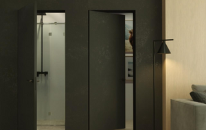 Оформлення дверних полотен відрізняється лаконічним та унікальним підходом