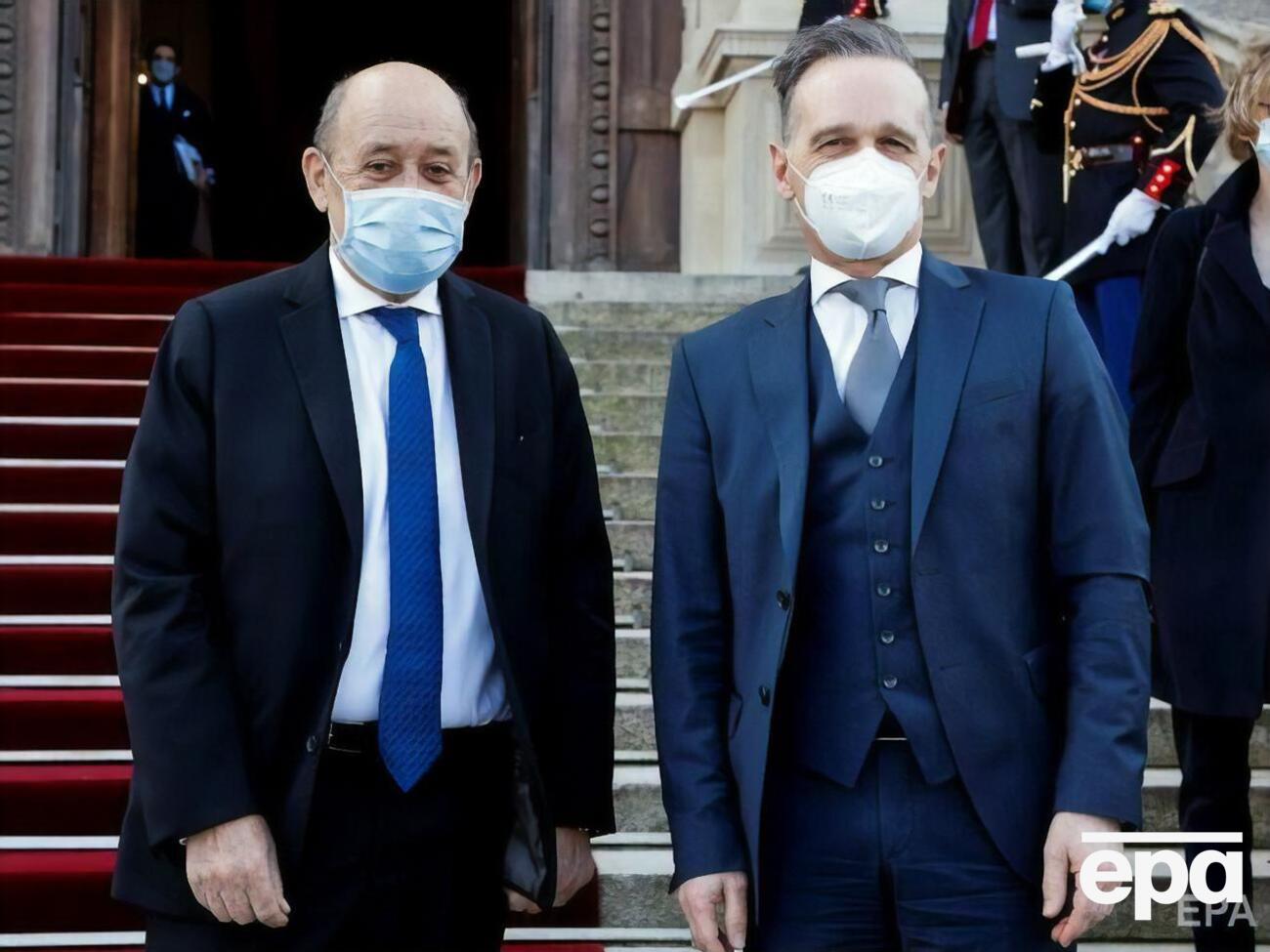 Ле Дриан и Маас призвали РФ проявлять сдержанность и предоставлять прозрачную информацию о своих военных действиях