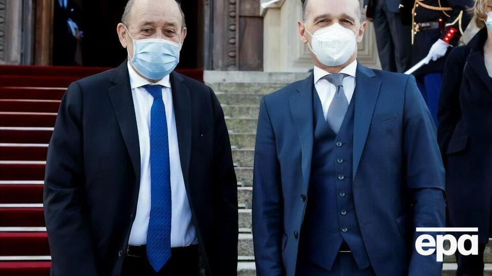 Ле Дріан і Маас закликали РФ виявляти стриманість і надавати прозору інформацію про свої воєнні дії