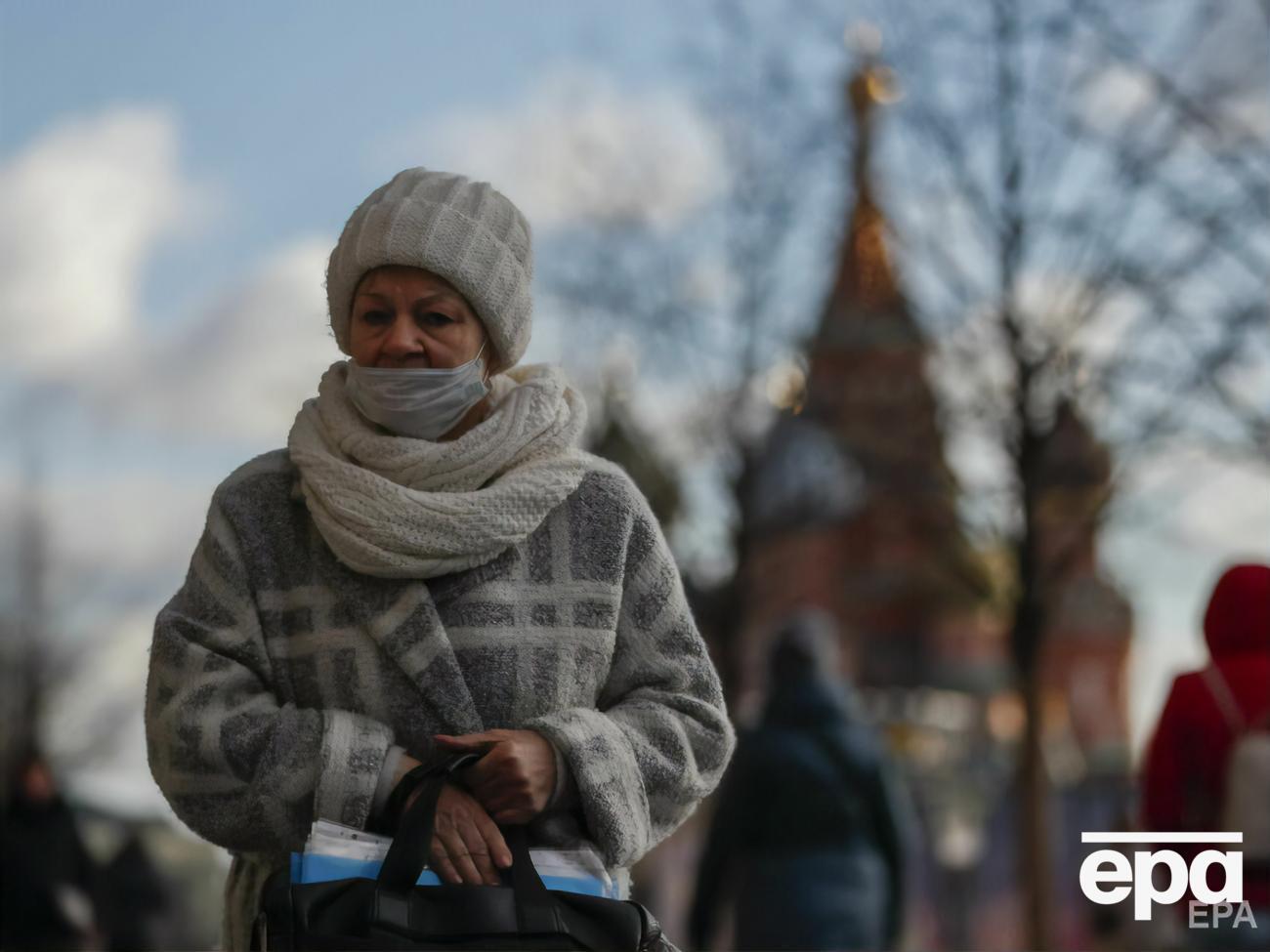 Рівень захворюваності на COVID-19 в Росії знижується шостий день поспіль, добова смертність зростає понад тиждень
