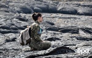 Українські миротворці посадили вертоліт на кратер активного вулкана в ДР Конго. Фоторепортаж