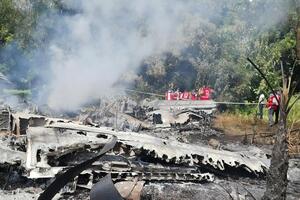 Ан-26 упал на землю вскоре после вылета из аэропорта Джубы