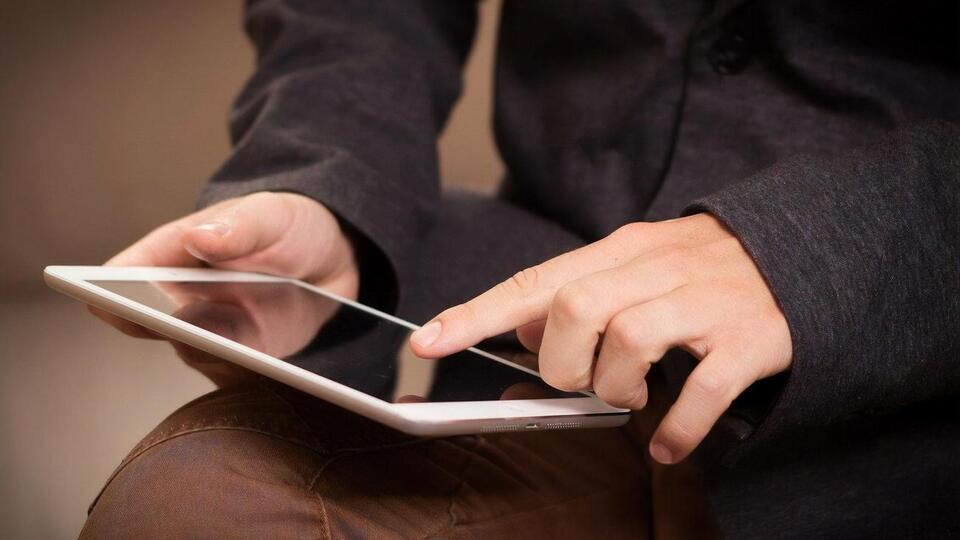 Опрос проводился с использованием планшета