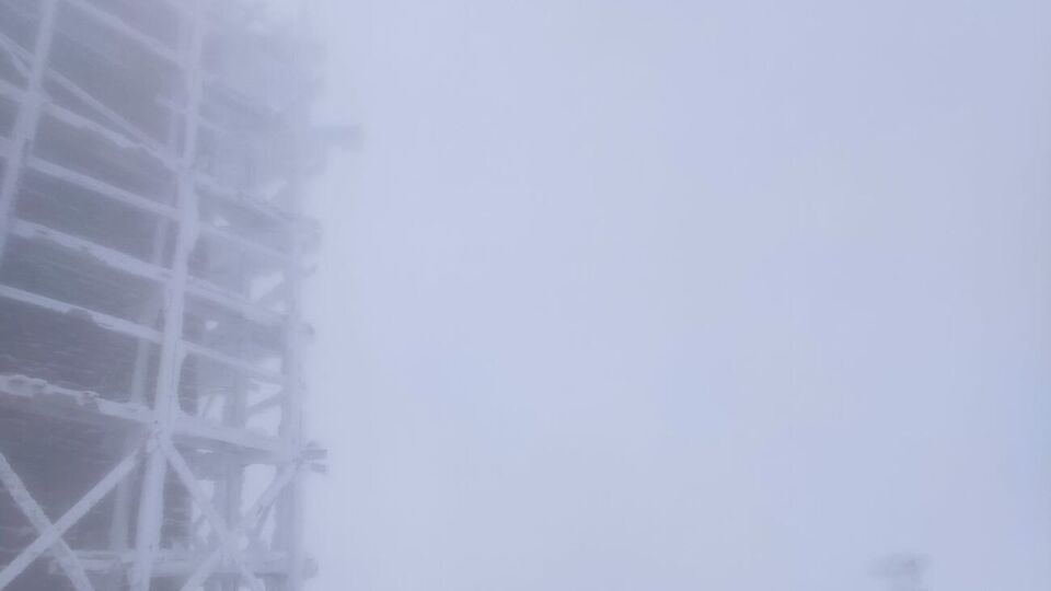 20 листопада на горі Піп Іван Чорногірський -5 °С, вітер західний 8 м/с