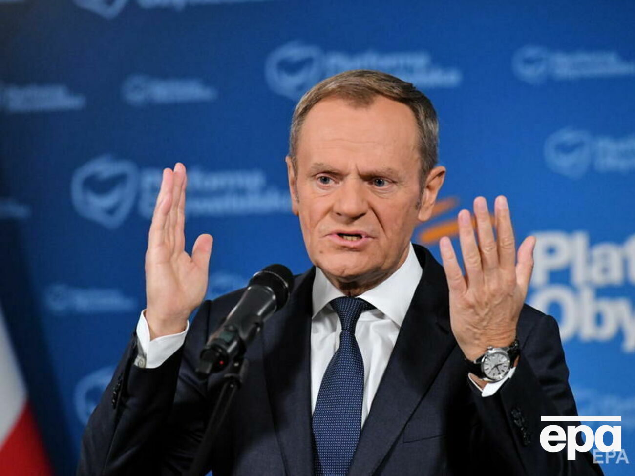Туск превысил скорость