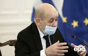 Ле Дріан занепокоєний скупченням російських сил на кордоні України