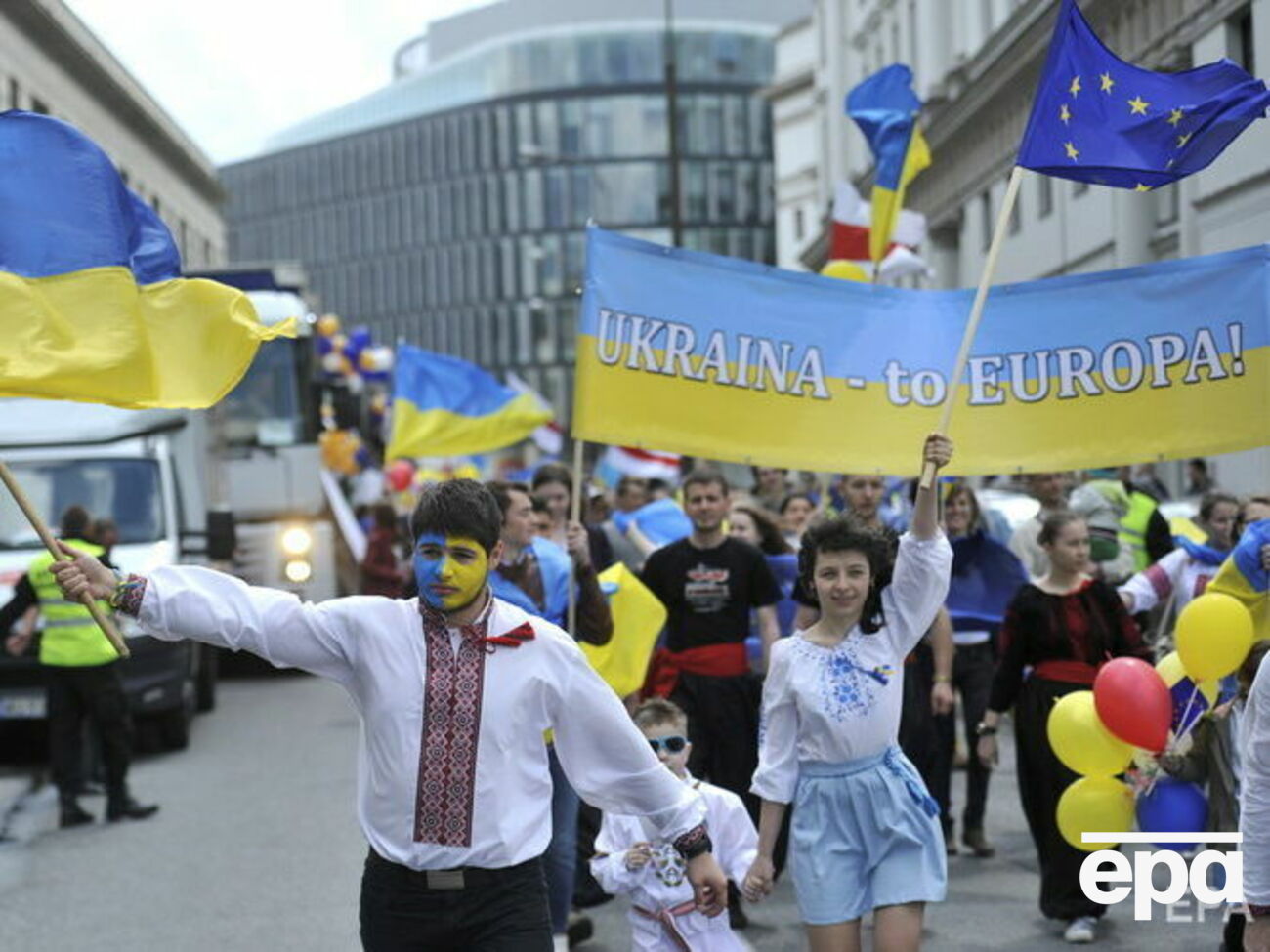 Украина стремится в Евросоюз