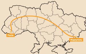 Маршрут поїзда проходить 12 областями