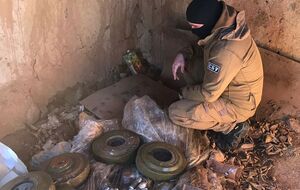 Общий вес изъятых боеприпасов составил почти 40 кг тротила