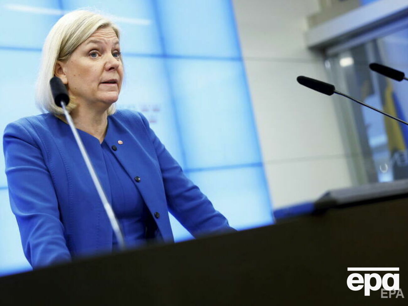 Андерссон сообщила, что готова возглавить однопартийный кабинет социал-демократов