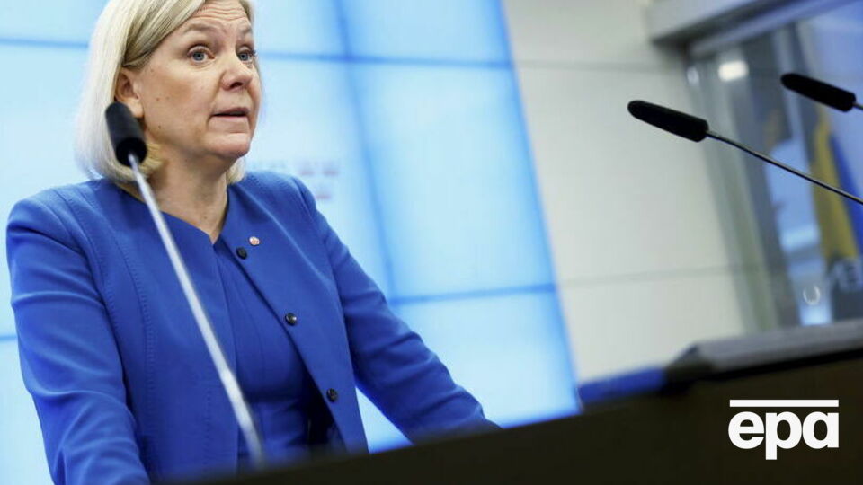 Андерссон сообщила, что готова возглавить однопартийный кабинет социал-демократов