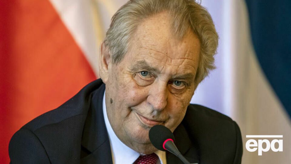 Медики говорят, что у Земана цирроз печени