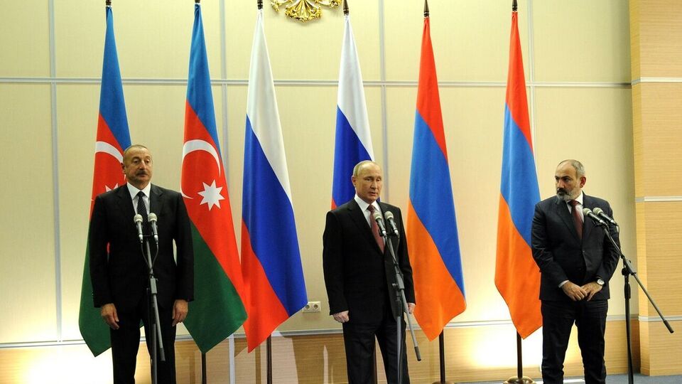 Алиев, Путин и Пашинян встретились в Сочи