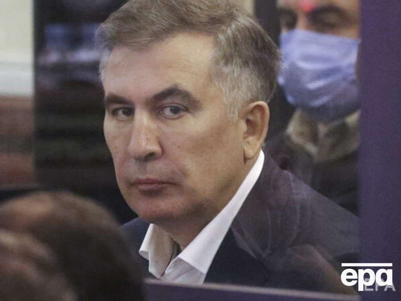 Саакашвили впервые после задержания и 50 дней голодовки выступил в суде. Фоторепортаж