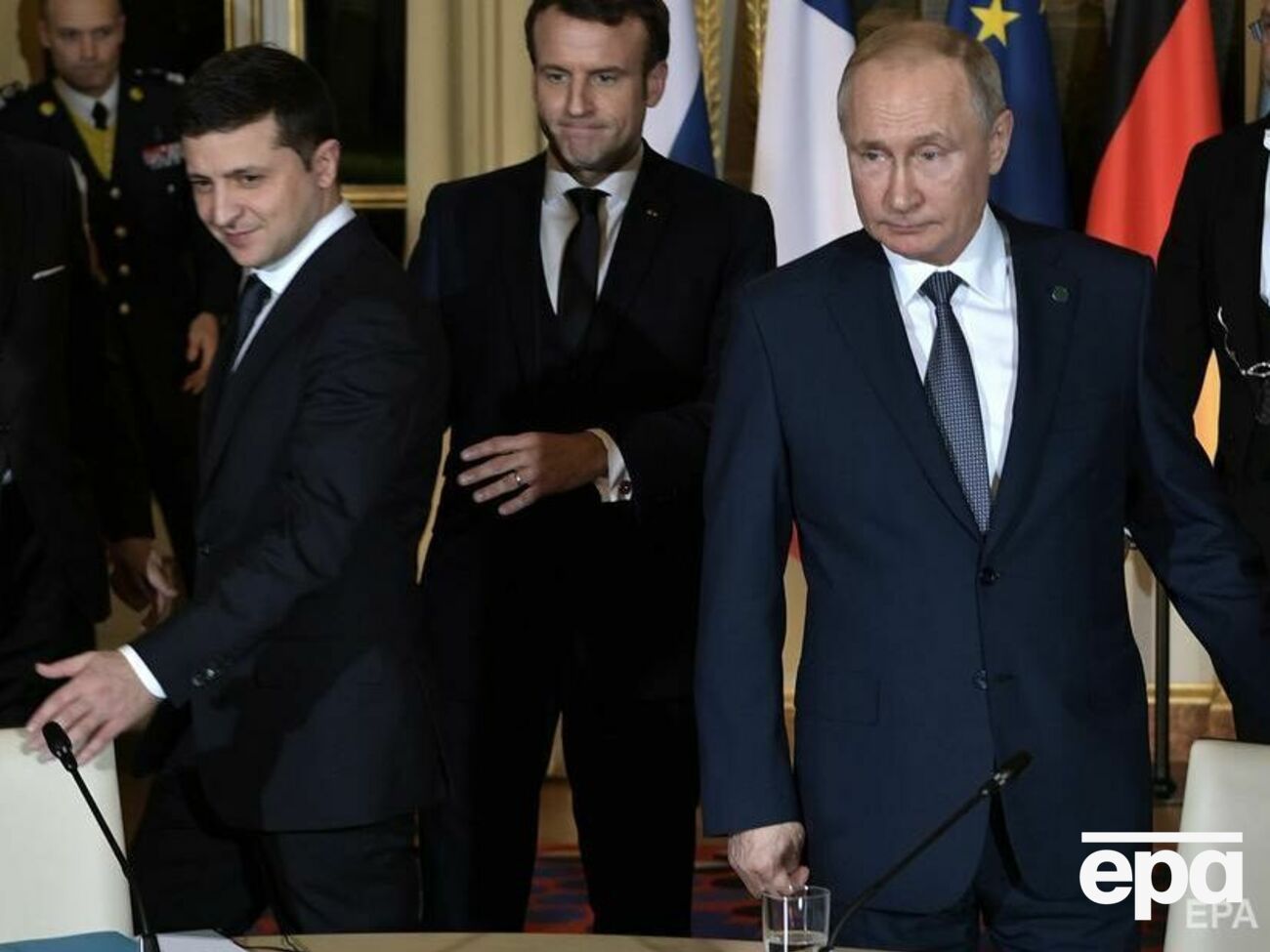 Путин и Зеленский встречались лично только раз&nbsp;&ndash;&nbsp;в декабре 2019 года в Париже на саммите лидеров стран нормандского формата