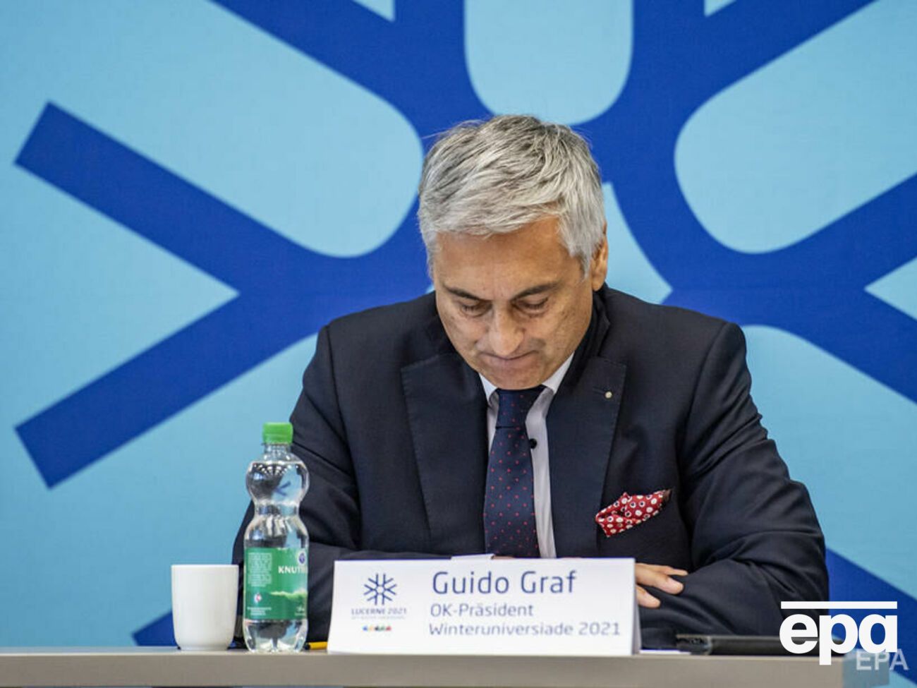 Гвидо Граф говорит, что в оргкомитете Универсиады "опустошены и сожалеют"