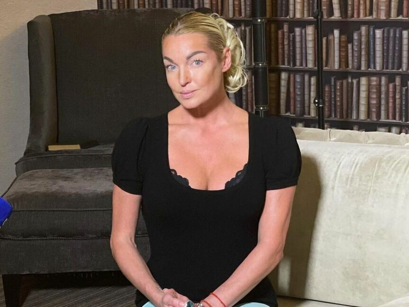 "Там, на висоті, трішки страшно, але я люблю цей небезпечний номер", &ndash; заявила Волочкова