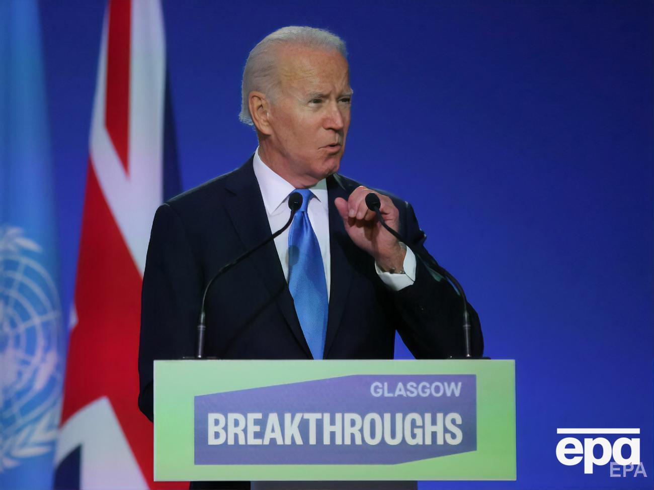 Байден: У нього тундра горить. Буквально горить тундра. У нього серйозні кліматичні проблеми