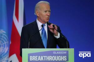 Байден: У нього тундра горить. Буквально горить тундра. У нього серйозні кліматичні проблеми