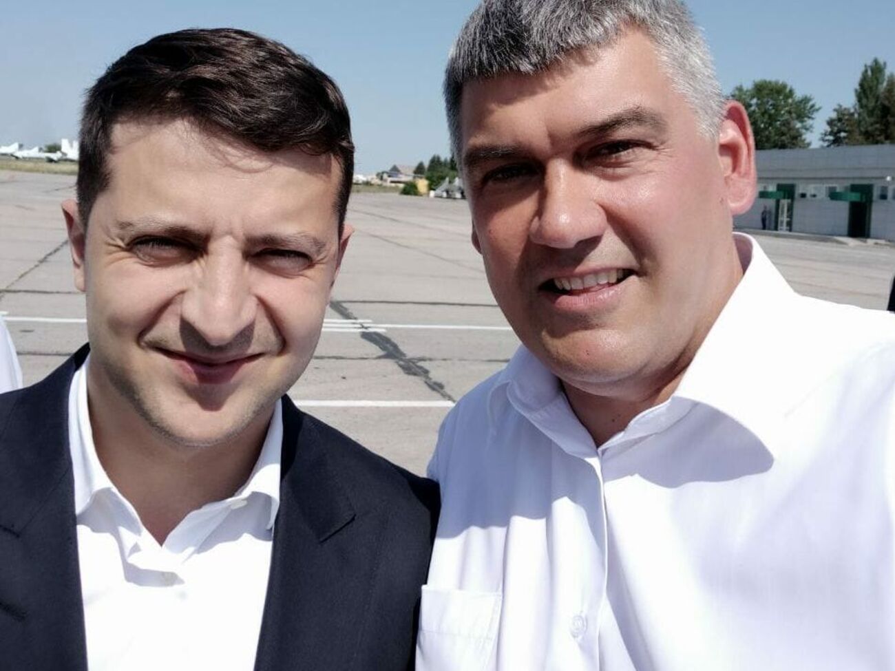 Соха (справа) обратился к Зеленскому с трибуны Верховной Рады