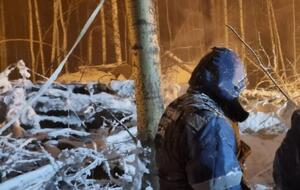 В районе крушения шел ледяной дождь