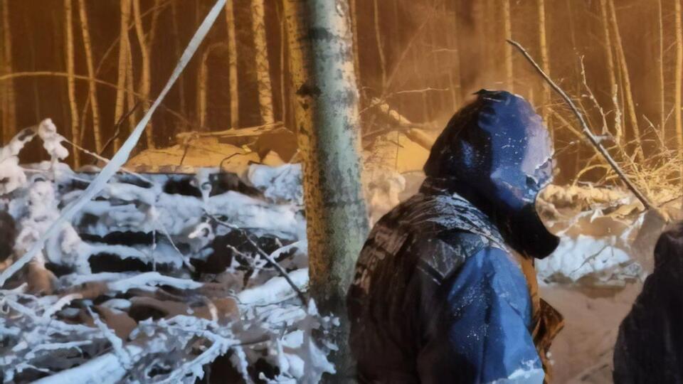 У районі аварії йшов крижаний дощ