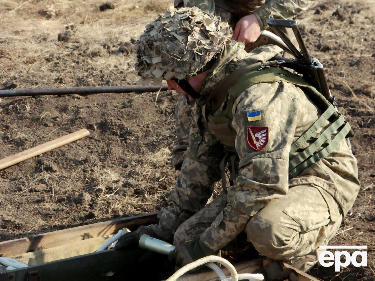 Українські військові внаслідок обстрілу не постраждали