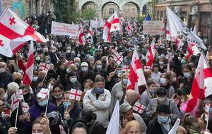У Кутаїсі відбулася акція на підтримку Саакашвілі