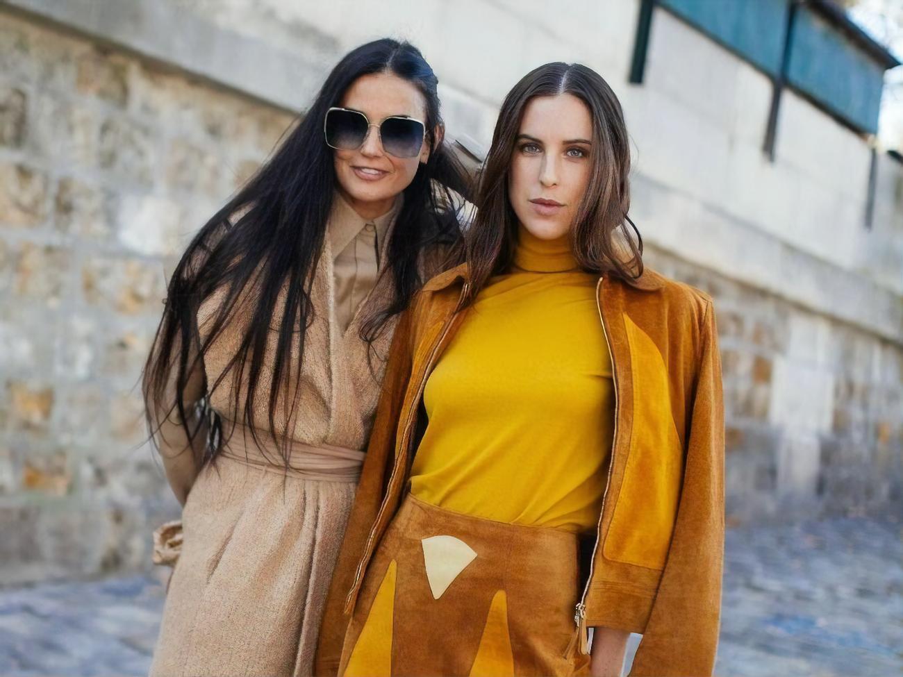 58-летняя Деми Мур с 30-летней дочерью&nbsp;Скаут ЛаРу Уиллис