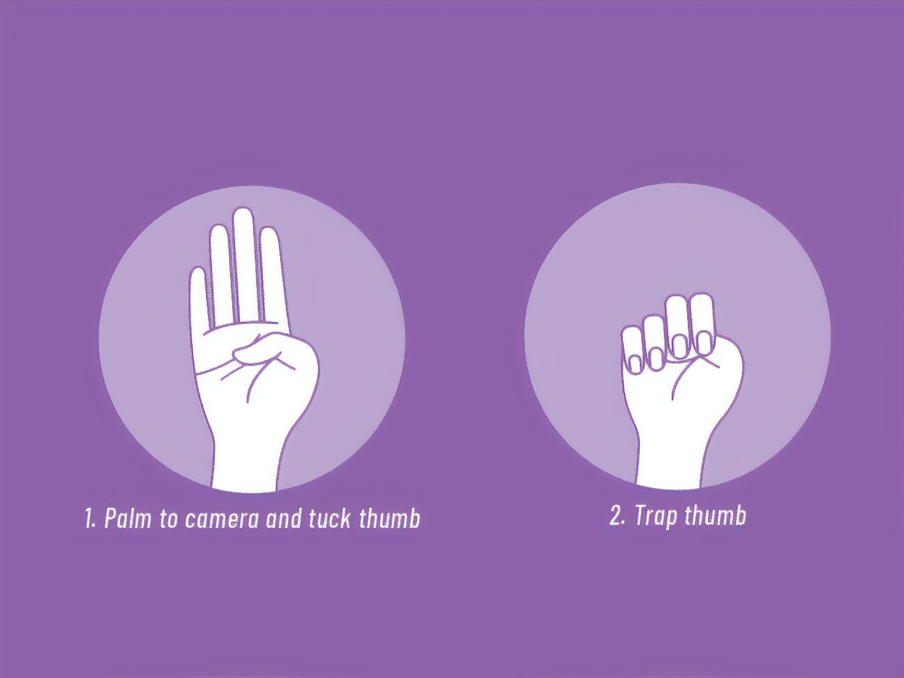 Сигнал с просьбой о помощи можно подать одной рукой