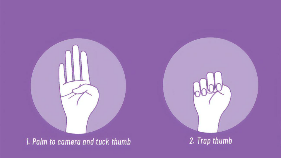 Сигнал с просьбой о помощи можно подать одной рукой