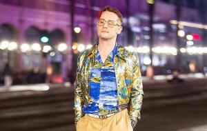 Маколей Калкин вернулся к здоровому образу жизни и появился на подиуме в качестве модели во время показа Gucci