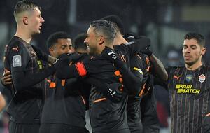 До перерыва "Шахтер" забил дважды в ворота "Колоса"