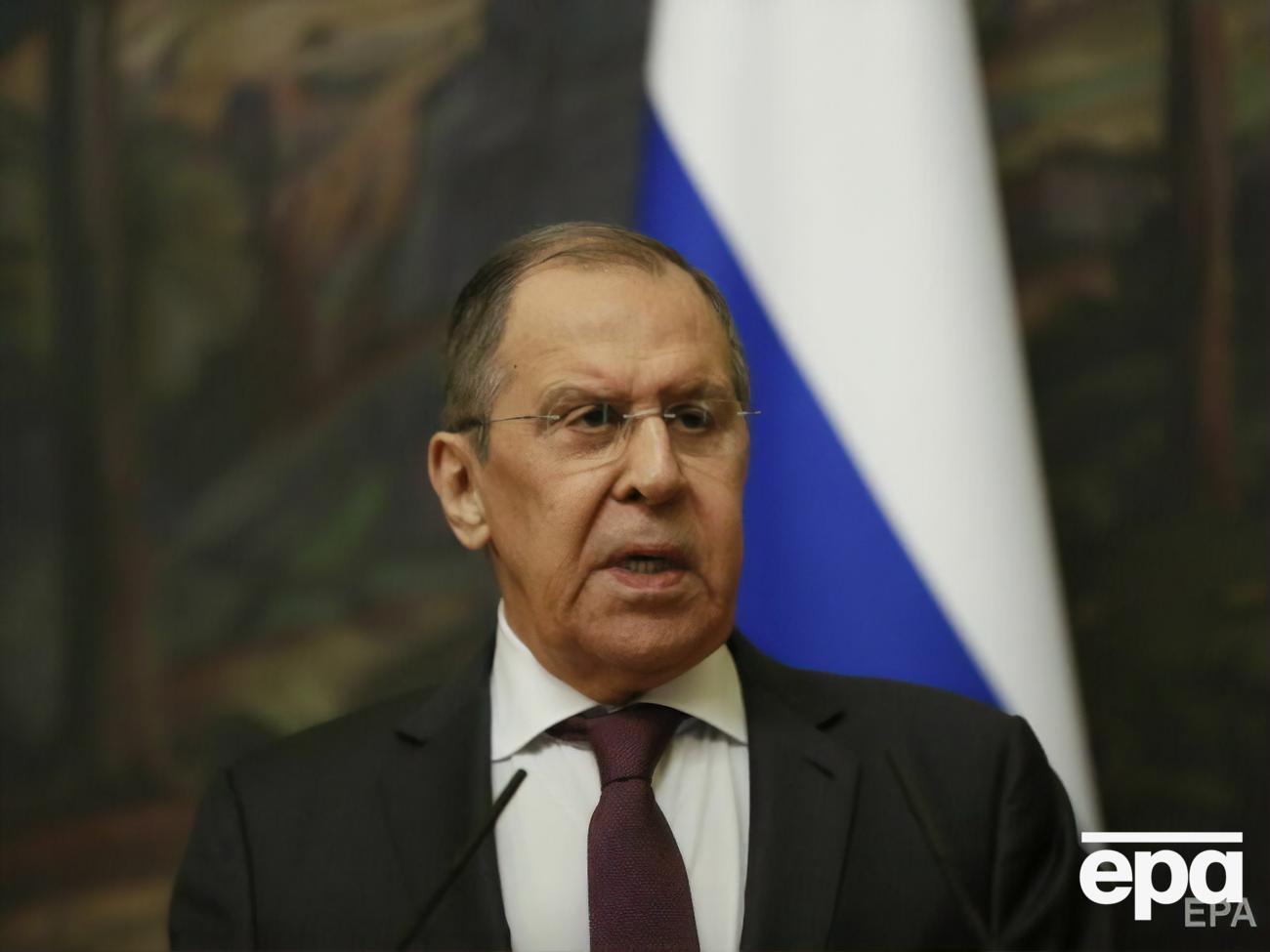 Лавров говорит, что "физически" не может присутствовать на встрече в нормандском формате, которую хотели провести 11 ноября