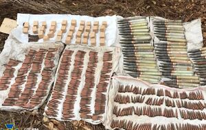 Схрон обнаружили возле реки Северский Донец