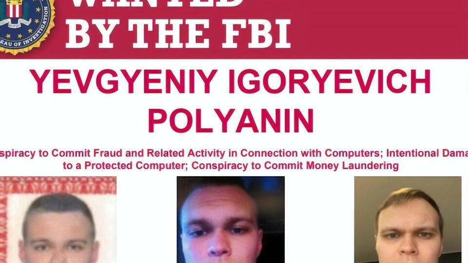28-летнего Евгения Полянина обвиняют в совершении кибератак в составе группировки REvil