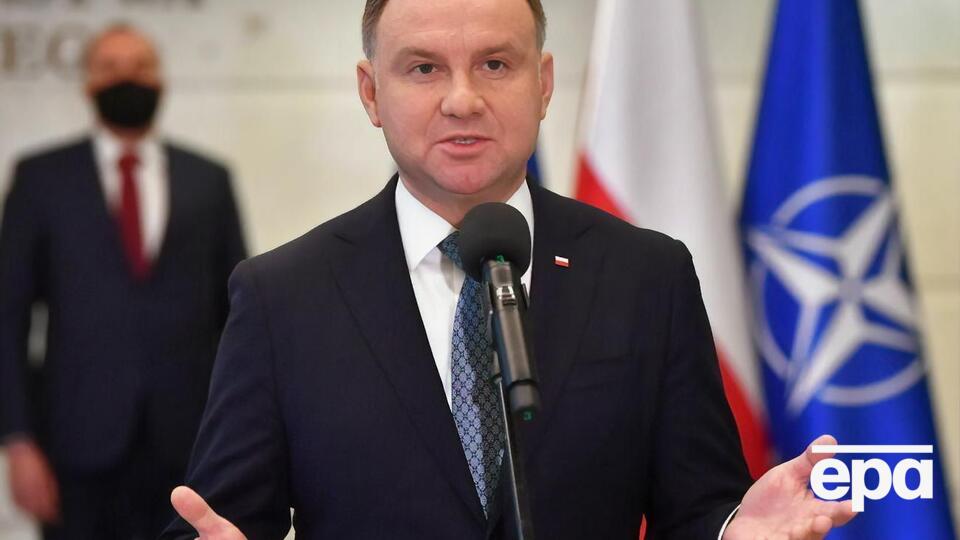 Польща пам'ятає Саакашвілі як друга колишнього глави держави Леха Качинського, зазначив Дуда (на фото)