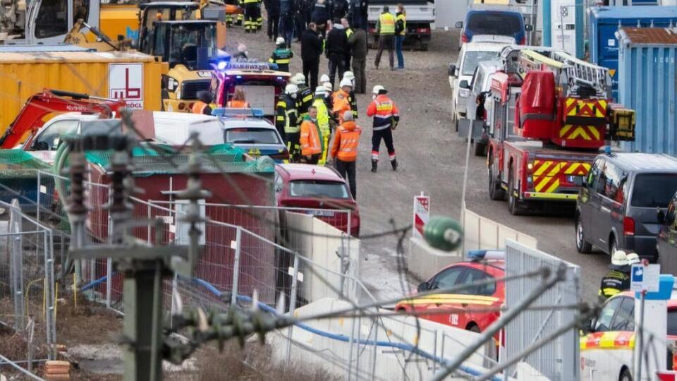 Взрыв бомбы произошел во время строительных работ