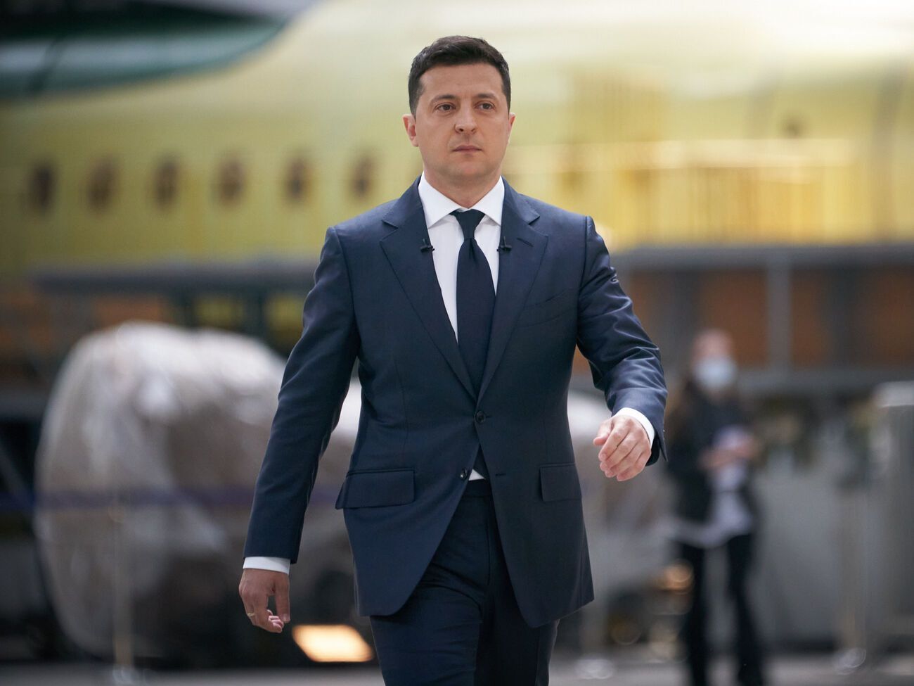 Зеленский (на фото) встретится с Макроном и Шольцем в Брюсселе, отметил Ермак