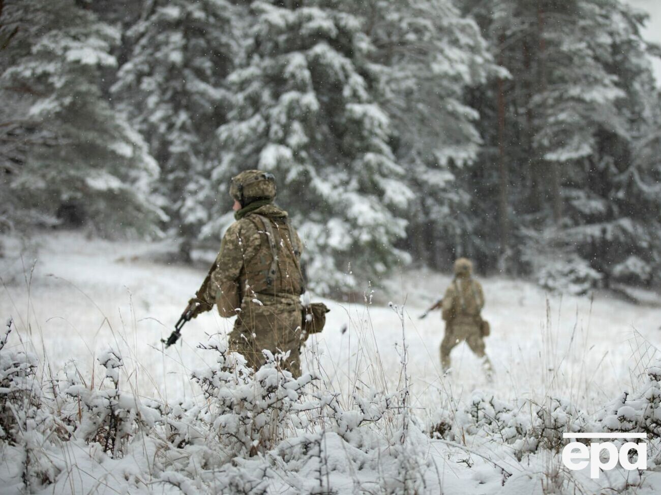Украинские военные открывали ответный огонь